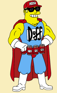 The Simpsons Duffman