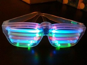 LED Horizontal Bar Sunglasses
