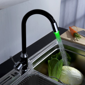 Color Changing LED Light Kitchen Faucet