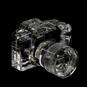 Crystal DSLR Camera Model