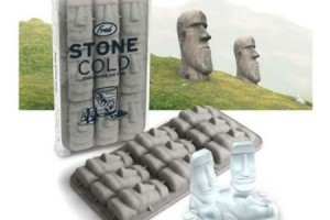 Easter Island Maoi Stone Heads Ice Cube Tray