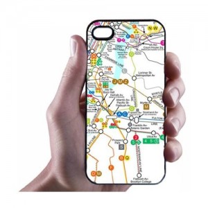 iPhone 5 New York Map Case