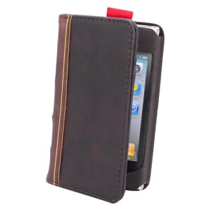 Leather Book iPhone 4 Case Closed