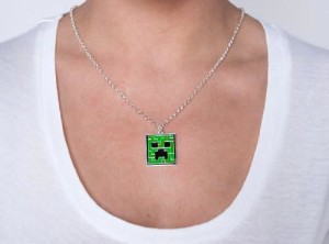 Minecraft Creeper Necklace