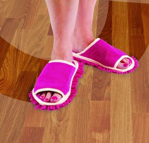 Pink Floor Scrubbing Sandals