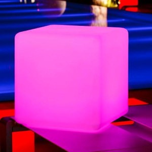 Pink Glow Cube