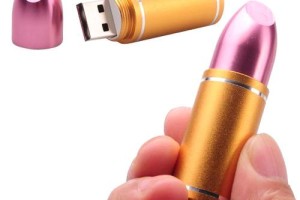 Pink Lipstick USB Drive