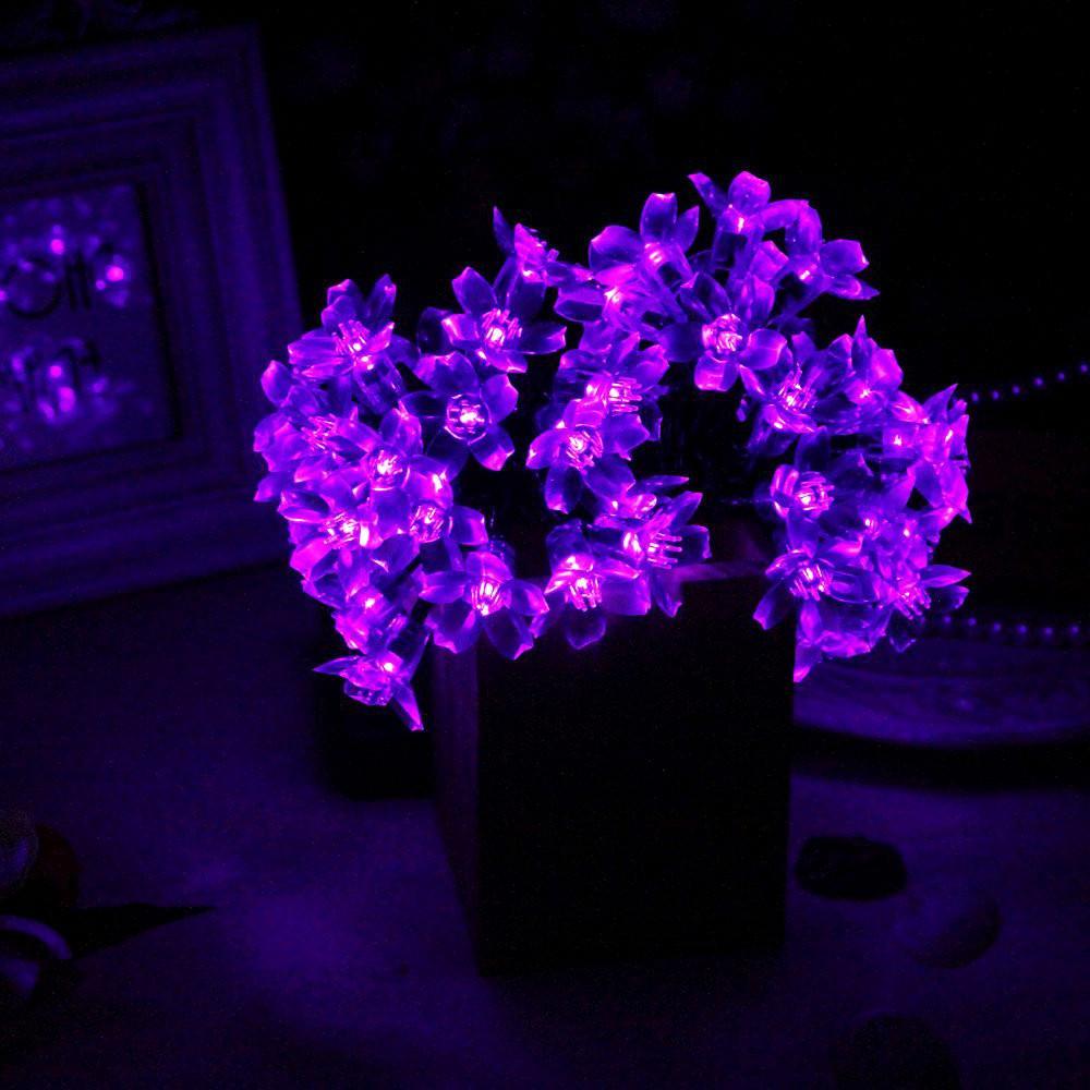 purple solar flower lights :: great things to buy