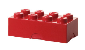 Red LEGO Block Lunch Box