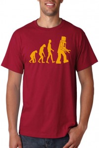 Sheldon's Robot Evolution T-Shirt from The Big Bang Theory