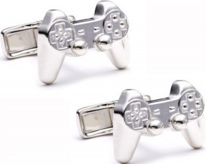 Two Silver PlayStation Cufflinks