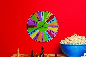 Wheel of Fortune Wall Clock